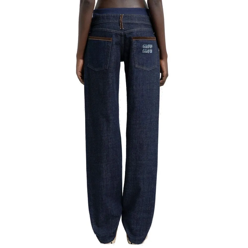 Piped-Trim Denim Jeans sold by Lord & Taylor product image thumbnail 3