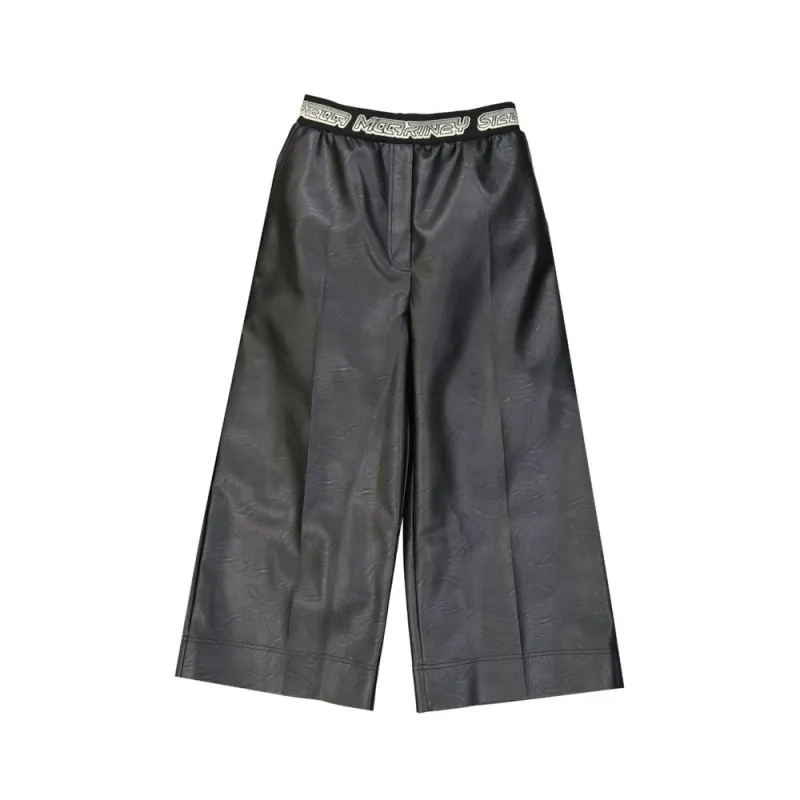 Cropped Leather Effect Pants sold by Lord & Taylor