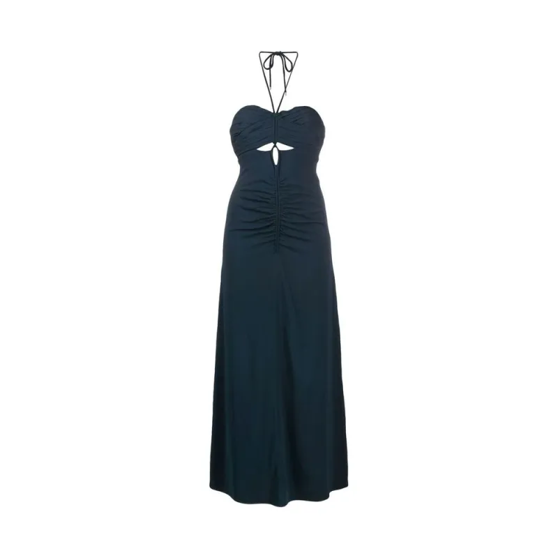 Cut-Out Ruched Maxi Dress made by Self-Portrait