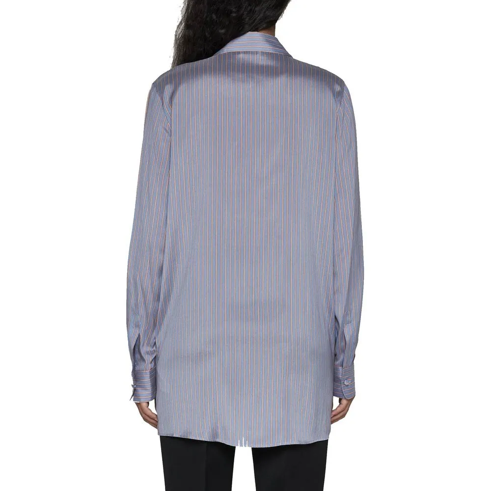 Striped Silk Shirt sold by Lord & Taylor product image thumbnail 3