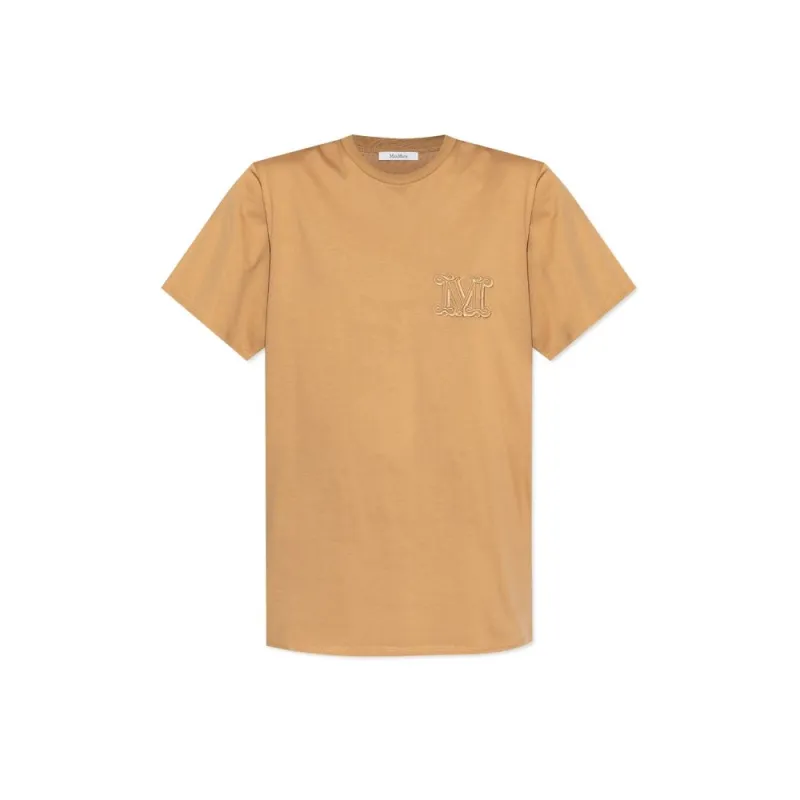Mango logo-embroidered T-shirt sold by Lord & Taylor