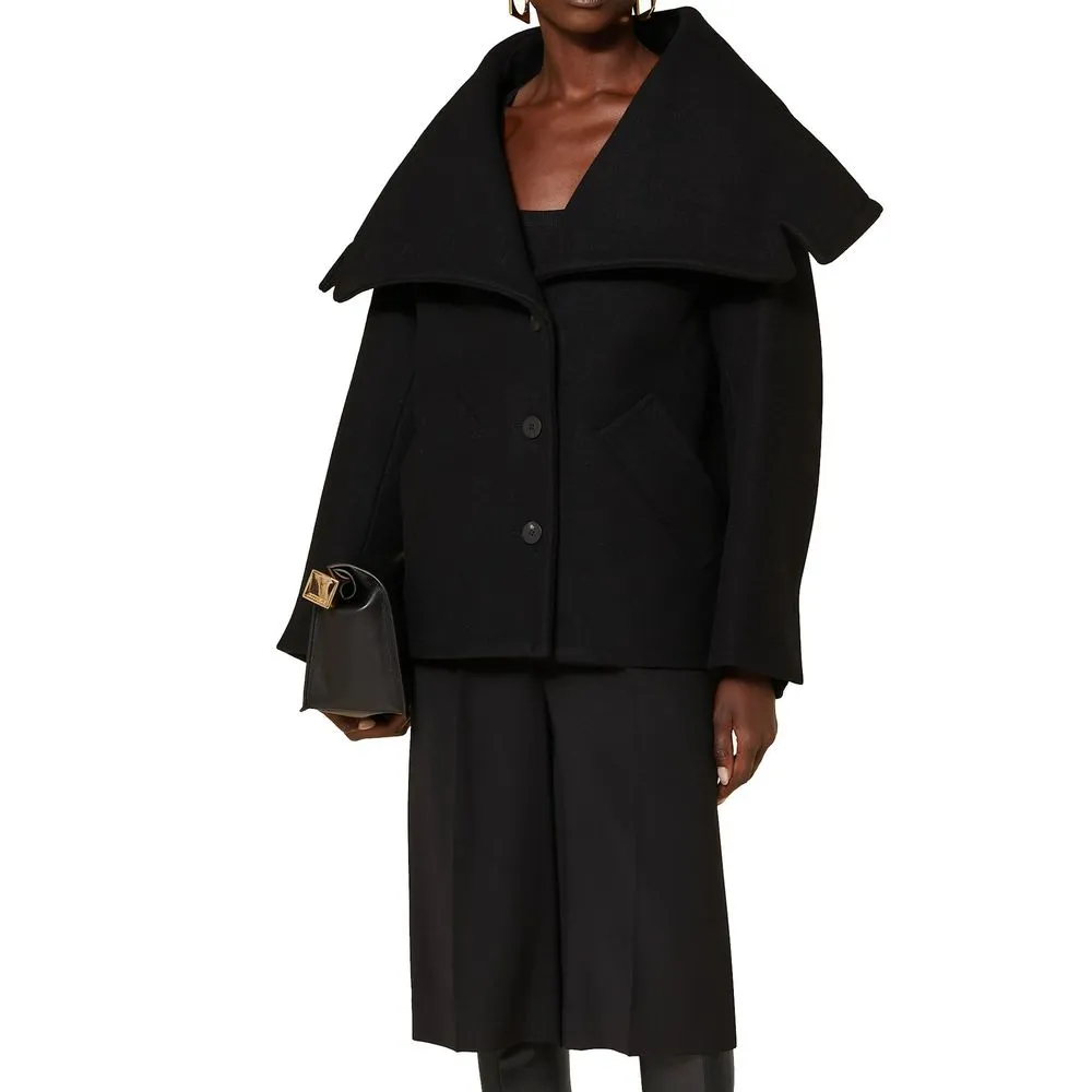 Le Caban Caruso Draped-collar Jacket sold by Lord & Taylor product image thumbnail 2