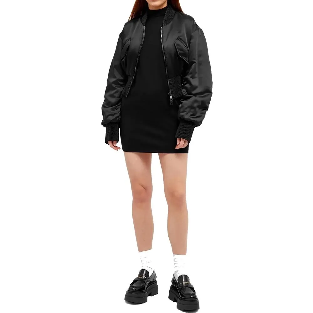 Cropped Bomber Jacket sold by Lord & Taylor product image thumbnail 2