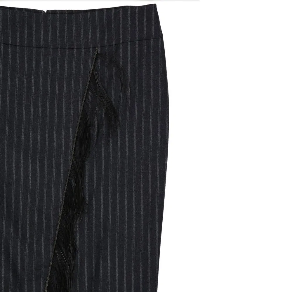 Wool Striped Skirt sold by Lord & Taylor product image thumbnail 4