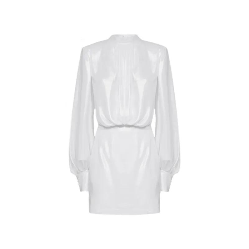 Abelia Laminated Mini Dress sold by Lord & Taylor