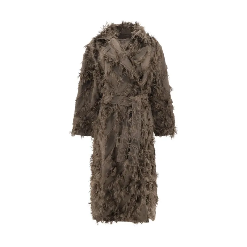 Coat with fur details sold by Lord & Taylor