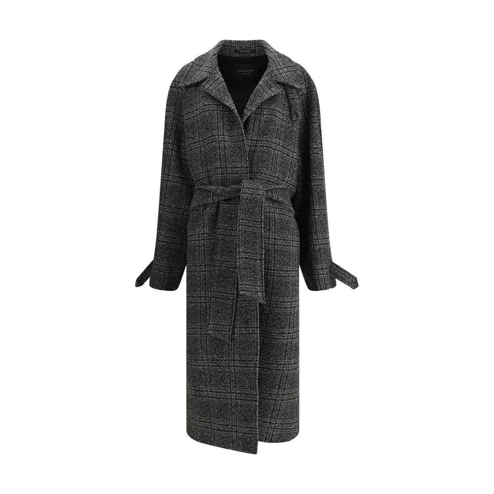 Check long Coat sold by Lord & Taylor