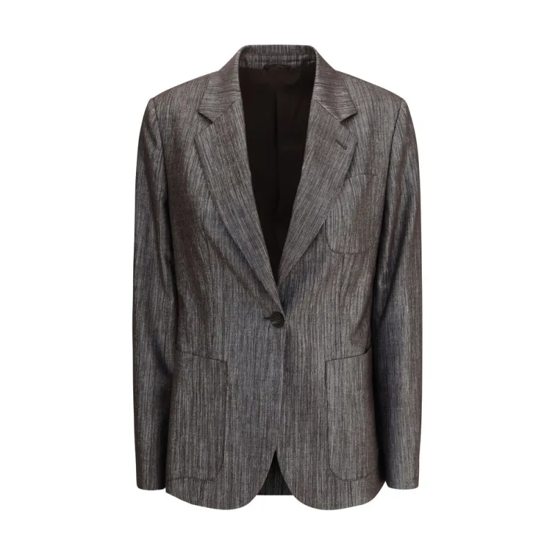 Lurex fabric Blazer sold by Lord & Taylor