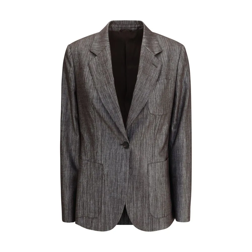 Lurex fabric Blazer sold by Lord & Taylor