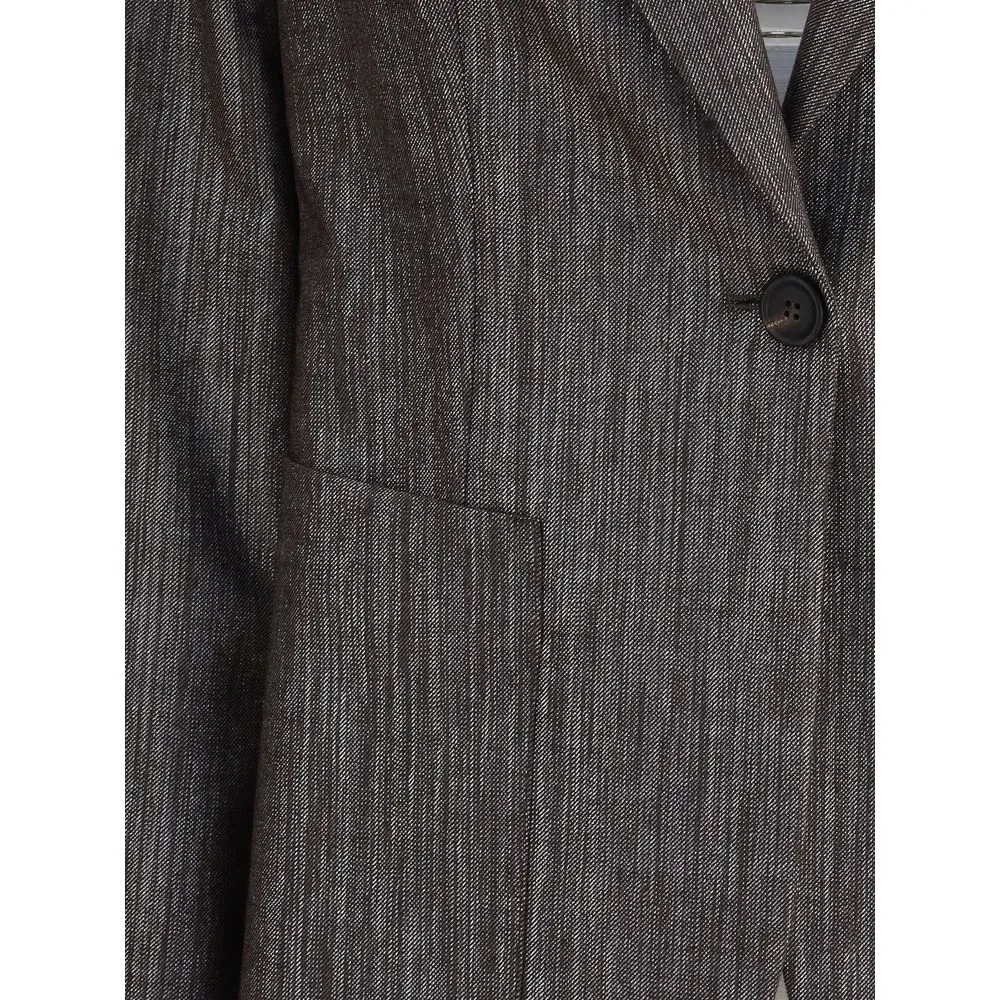 Lurex fabric Blazer sold by Lord & Taylor product image thumbnail 3