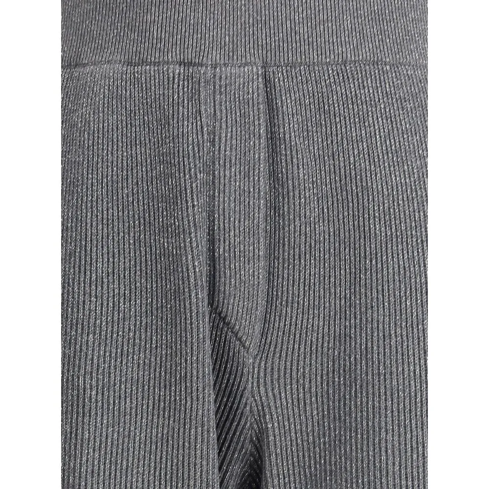 Ribbed lurex Pants sold by Lord & Taylor product image thumbnail 3
