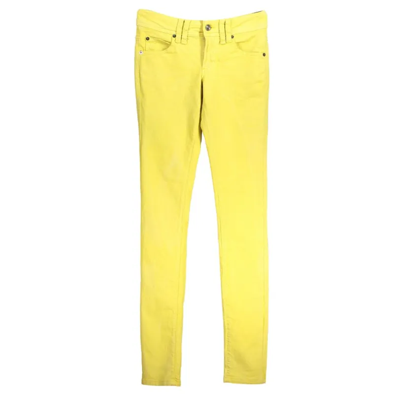 Yellow Cotton Jeans & Pant sold by Lord & Taylor