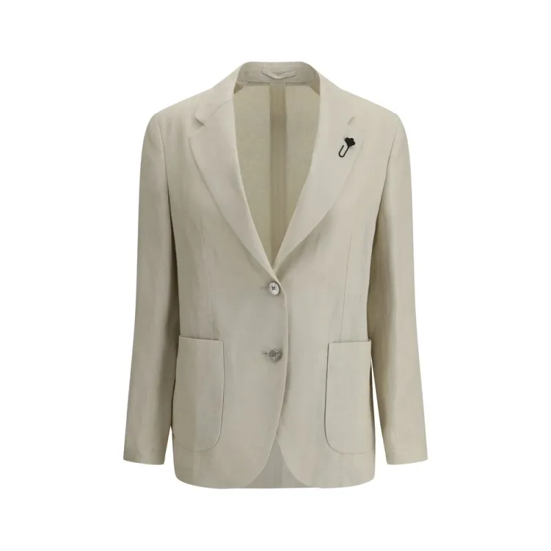 Linen Blazer made by Lardini
