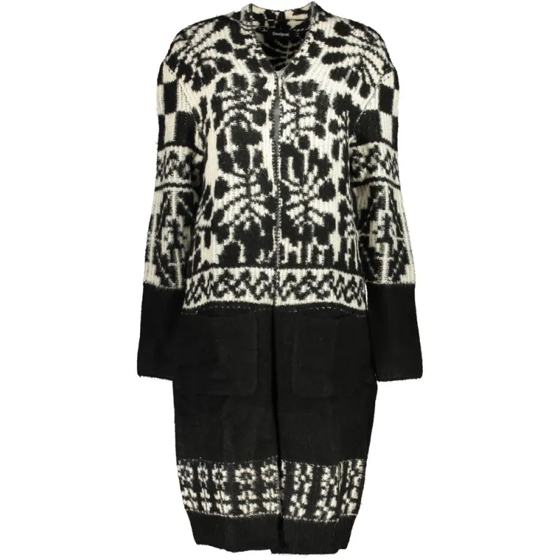 Chic Long Sleeved Coat with Contrast Details sold by Lord & Taylor