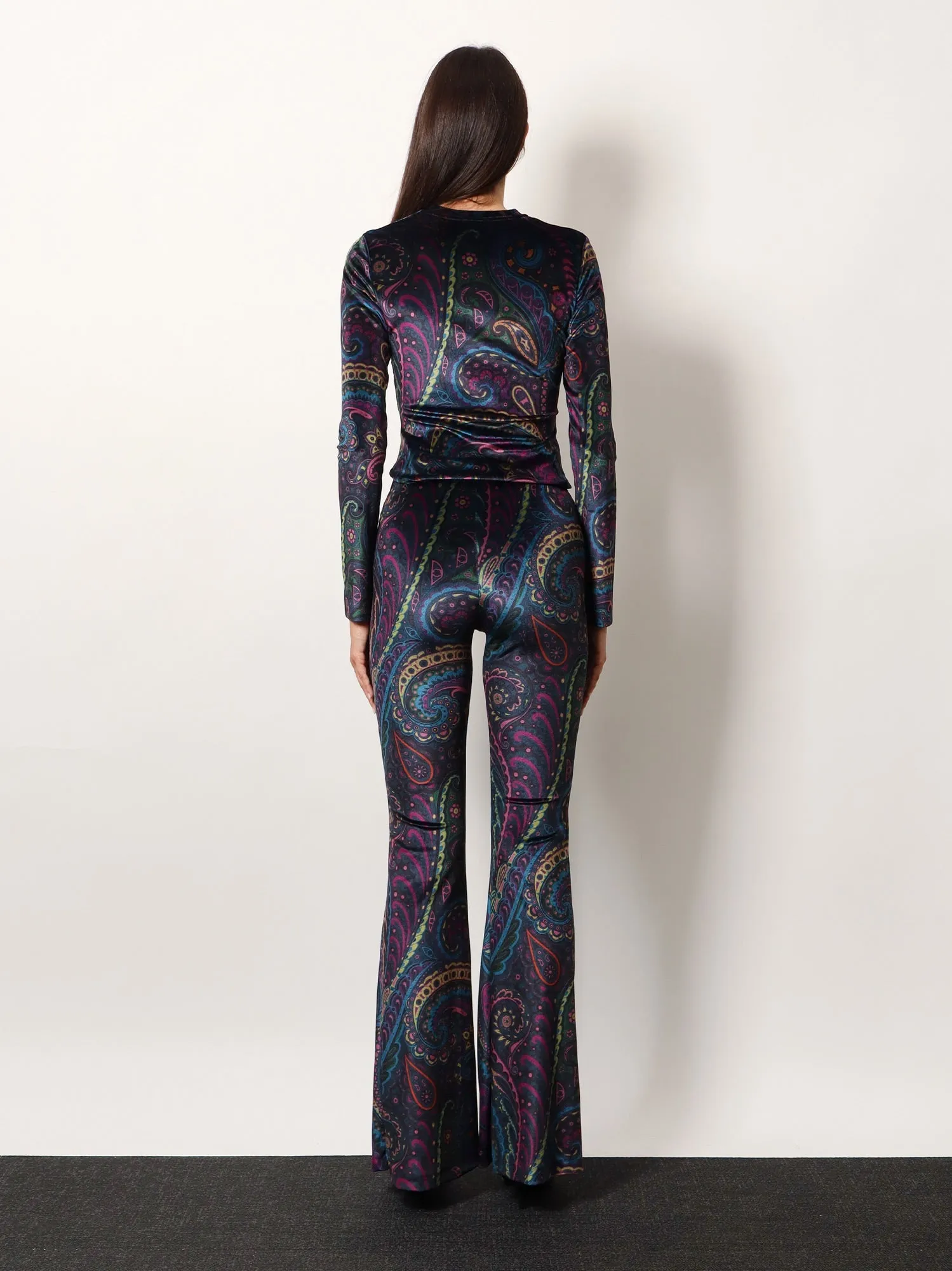 Chenille Trousers with Multicolor Print sold by Lord & Taylor product image thumbnail 3