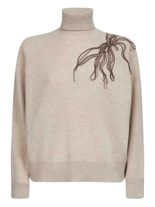 Brunello Cucinelli Sweaters Beige sold by Lord & Taylor