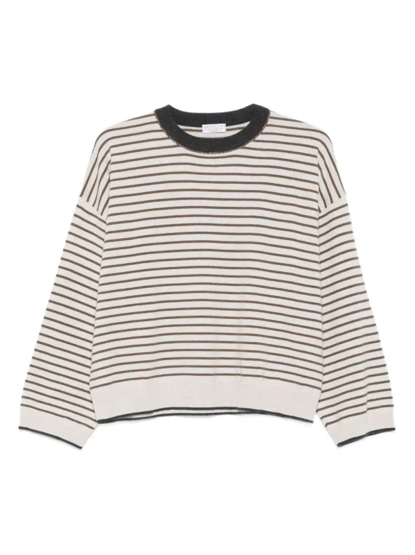 Brunello Cucinelli Sweaters Ivory sold by Lord & Taylor