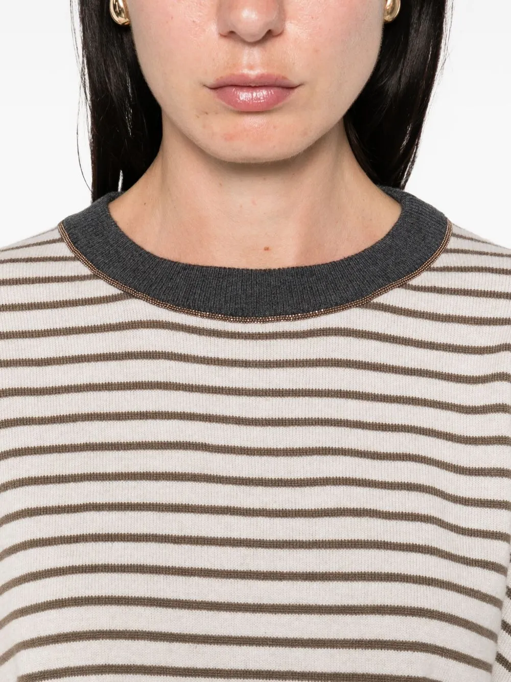 Brunello Cucinelli Sweaters Ivory sold by Lord & Taylor product image thumbnail 3