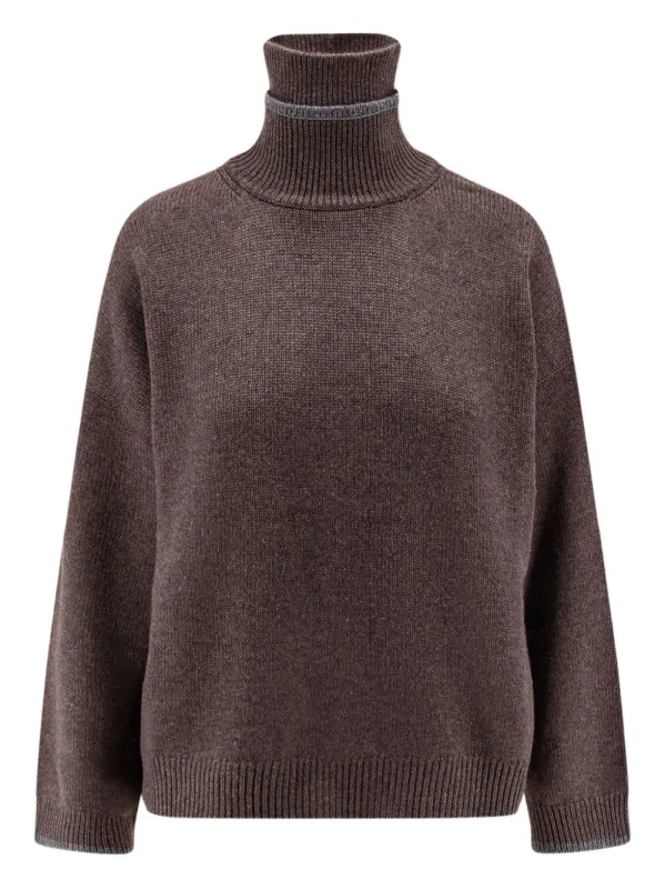 Brunello Cucinelli Sweaters Brown sold by Lord & Taylor