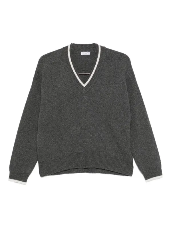 Brunello Cucinelli Sweaters Grey sold by Lord & Taylor