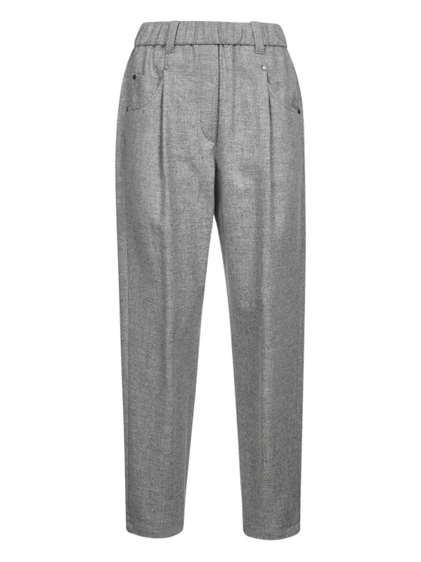Brunello Cucinelli Trousers Light Grey sold by Lord & Taylor