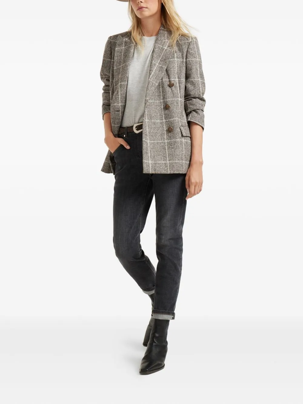 Brunello Cucinelli T-shirts and Polos Light Grey sold by Lord & Taylor product image thumbnail 2
