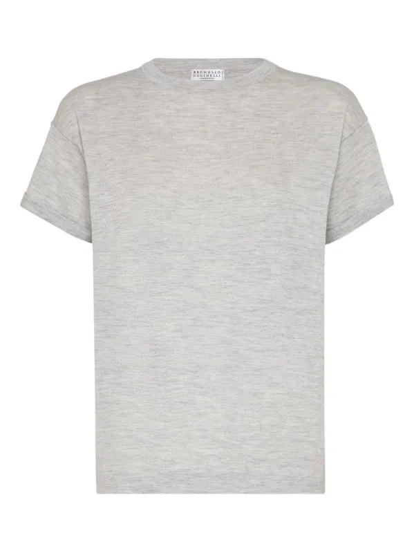 Brunello Cucinelli T-shirts and Polos Light Grey sold by Lord & Taylor
