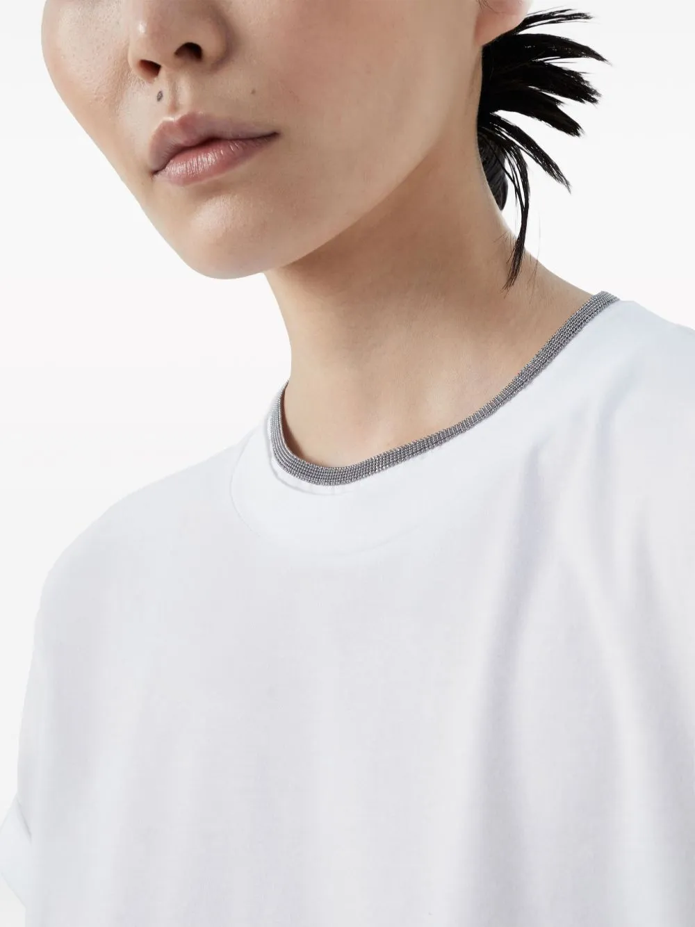 Brunello Cucinelli T-shirts and Polos White sold by Lord & Taylor product image thumbnail 4