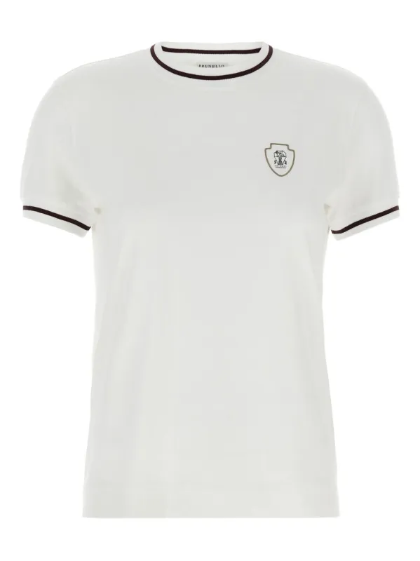 Brunello Cucinelli T-shirts and Polos White sold by Lord & Taylor