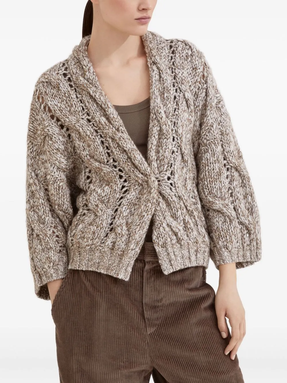 Brunello Cucinelli Sweaters Beige sold by Lord & Taylor product image thumbnail 5