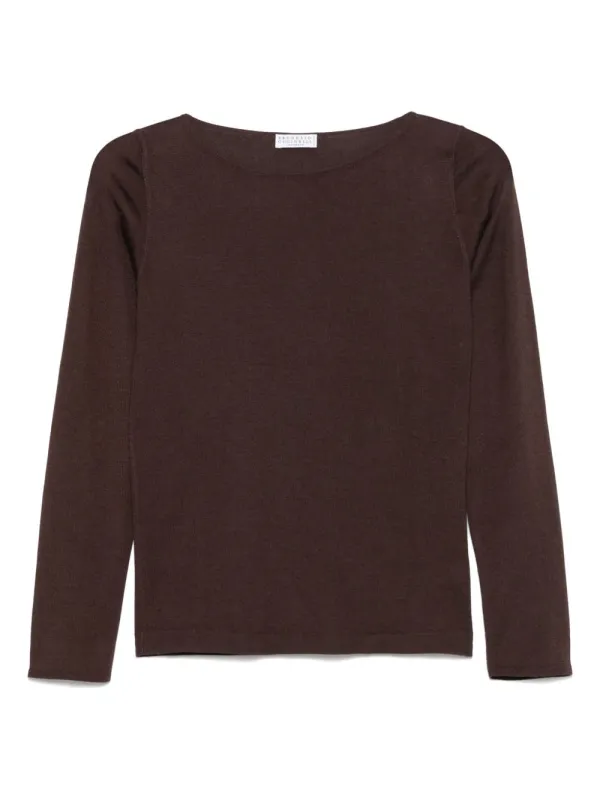 Brunello Cucinelli Sweaters Brown sold by Lord & Taylor