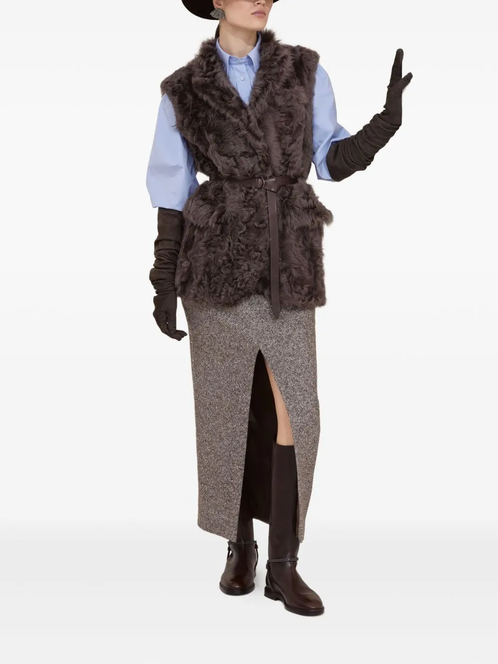 Brunello Cucinelli Skirts Brown sold by Lord & Taylor product image thumbnail 3