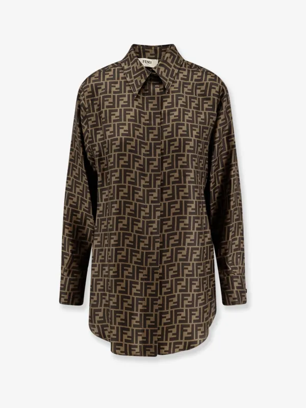 Silk Shirt with FF Motif sold by Lord & Taylor