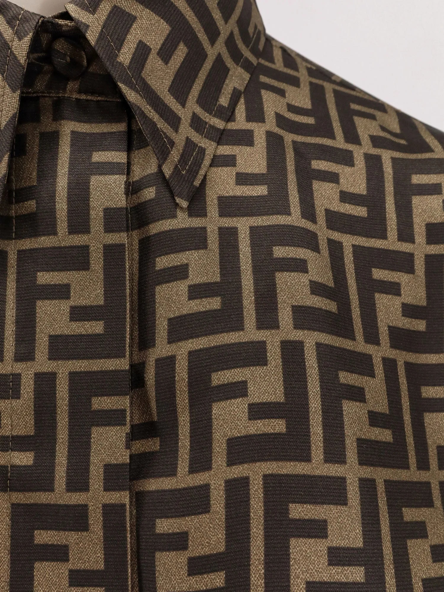 Silk Shirt with FF Motif sold by Lord & Taylor product image thumbnail 3