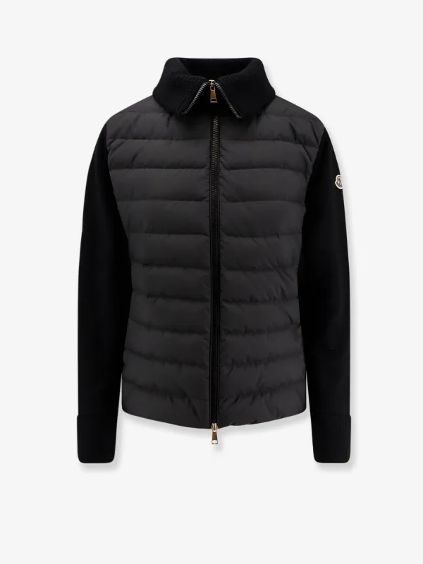 Nylon Down Jacket with Virgin Wool Inserts sold by Lord & Taylor