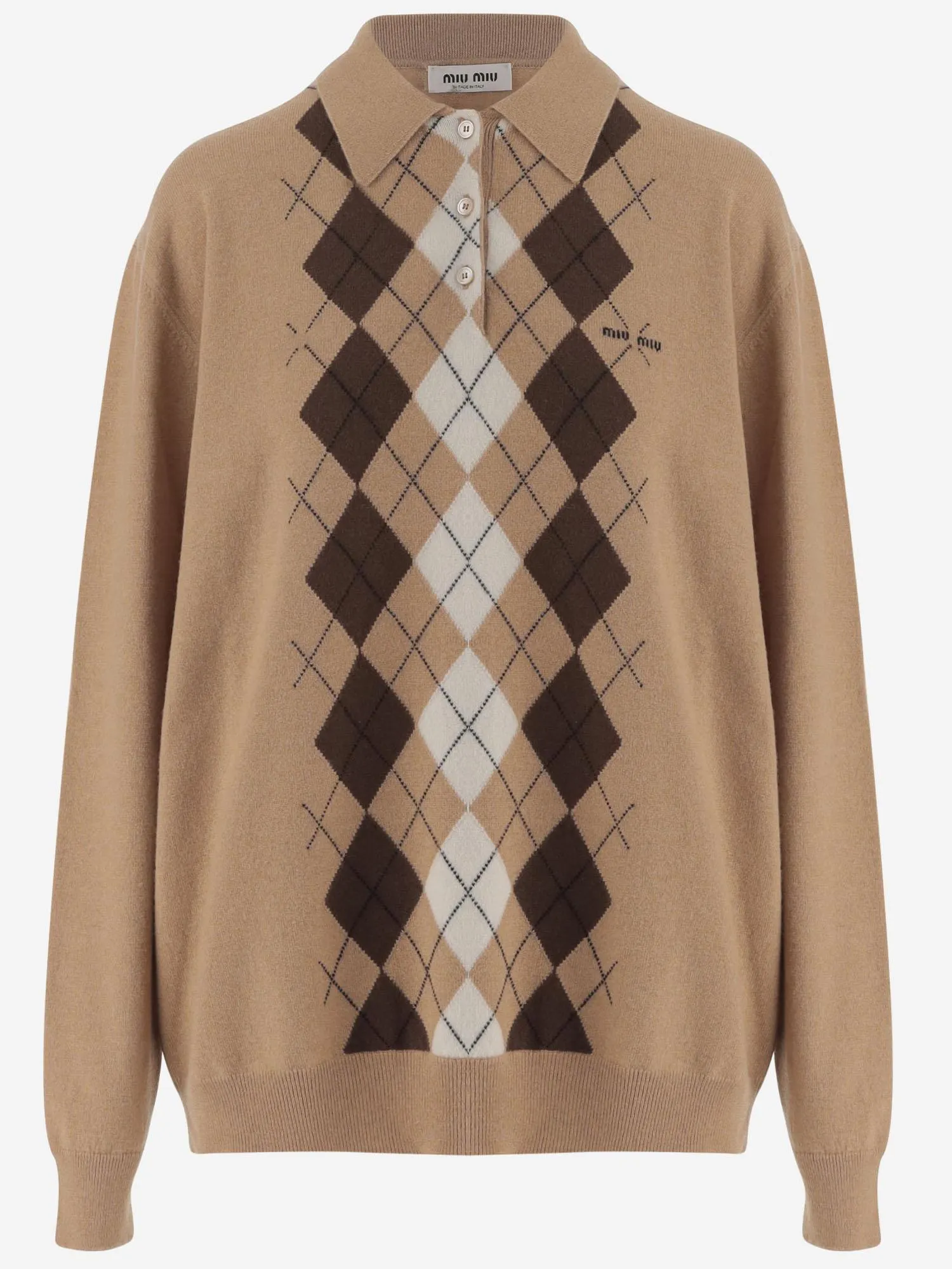Cashmere Sweater with Geometric Pattern sold by Lord & Taylor