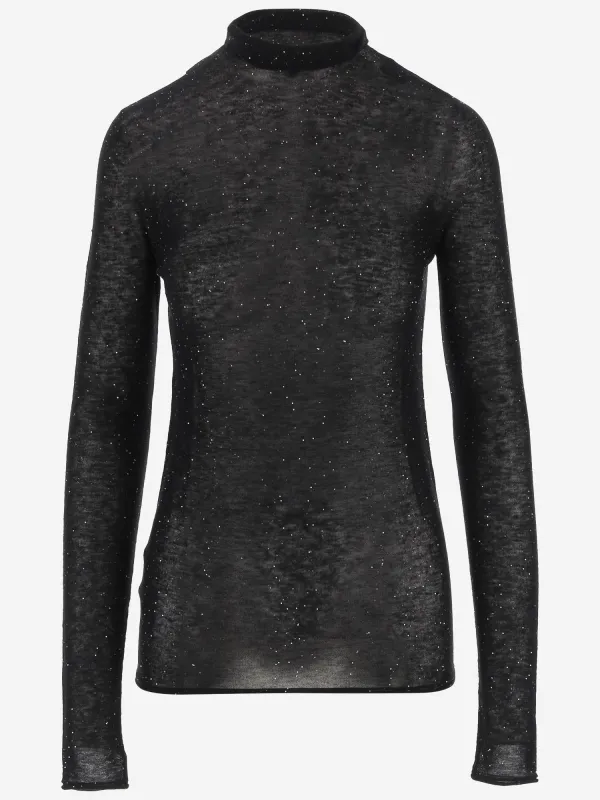 Semi-Sheer Wool Sweater sold by Lord & Taylor