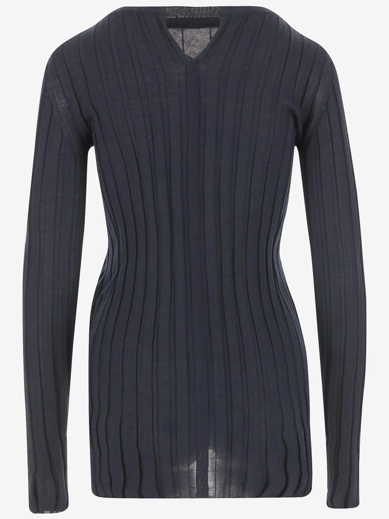 Ribbed Wool and Silk Sweater sold by Lord & Taylor product image thumbnail 3