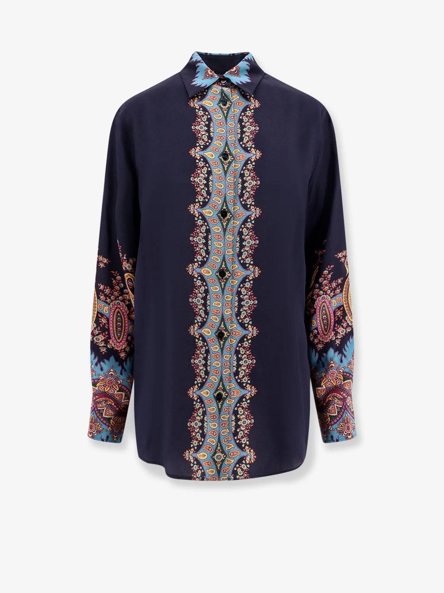 Floral Print Silk Shirt sold by Lord & Taylor