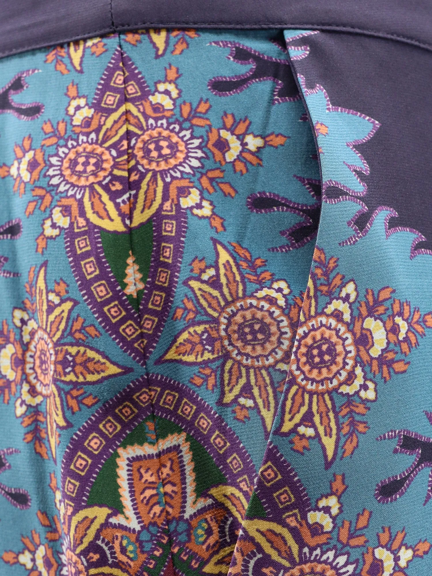 Silk Trousers with Floral Print sold by Lord & Taylor product image thumbnail 3