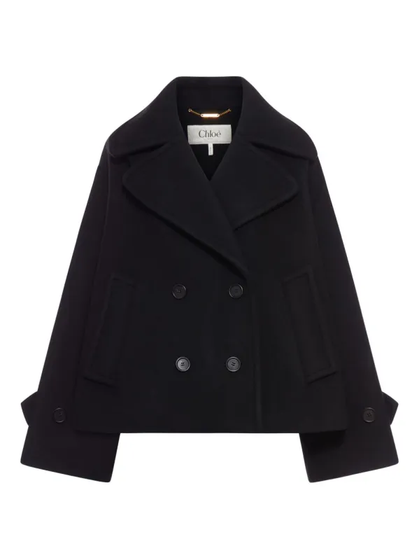 Chloé Chloè Coats Black sold by Lord & Taylor