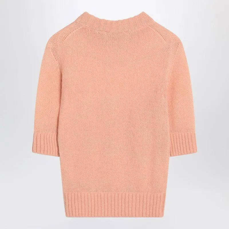 Chloé Peach-colored top with logo embroidery sold by Lord & Taylor product image thumbnail 2