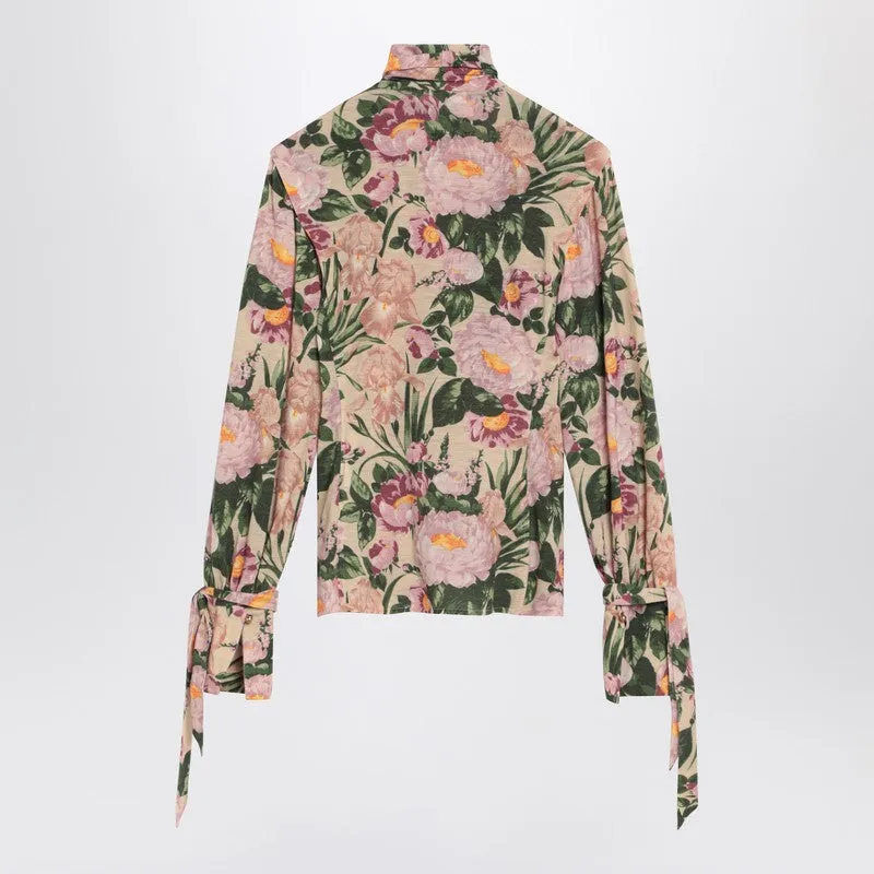Chloé Turtleneck jersey wool sweater with floral print sold by Lord & Taylor product image thumbnail 2