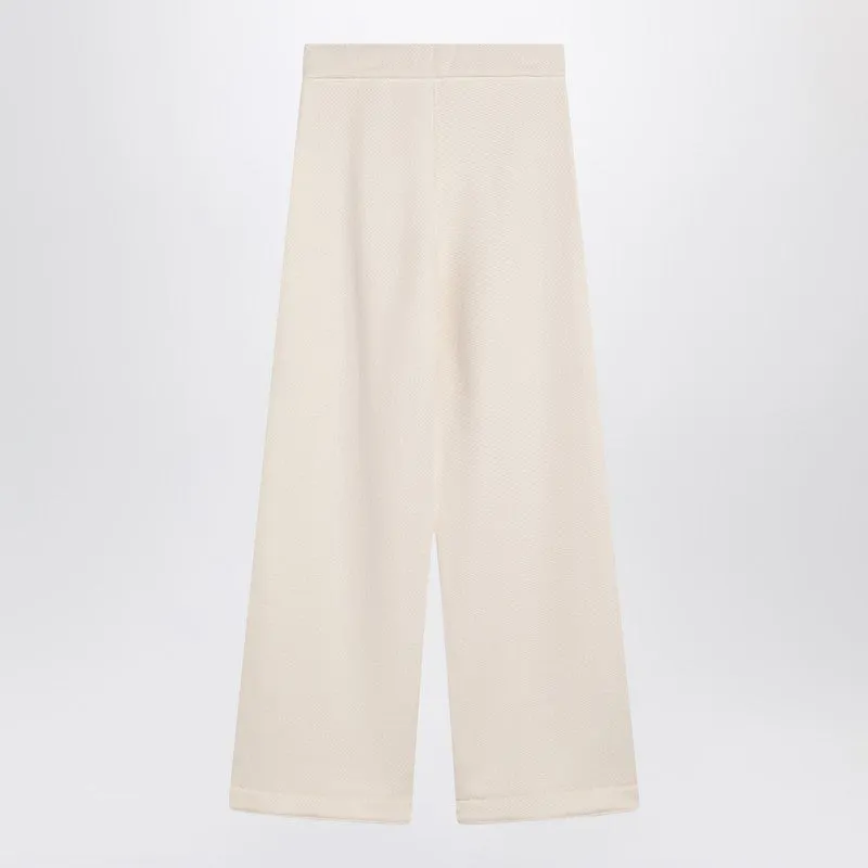 Max Mara White cotton and silk pants sold by Lord & Taylor product image thumbnail 2