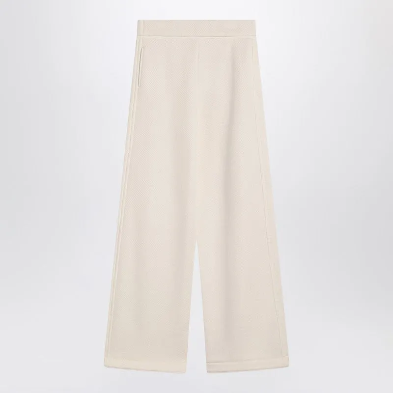 Max Mara White cotton and silk pants sold by Lord & Taylor