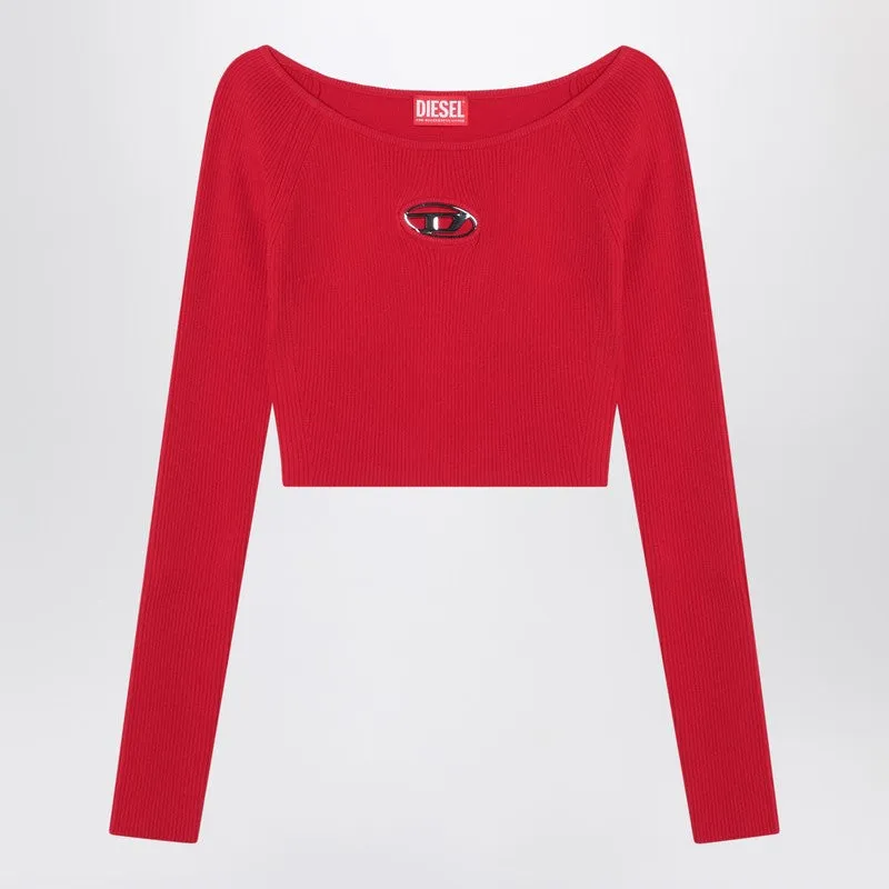 Diesel Red Top cropped M-Vera-Ls sold by Lord & Taylor