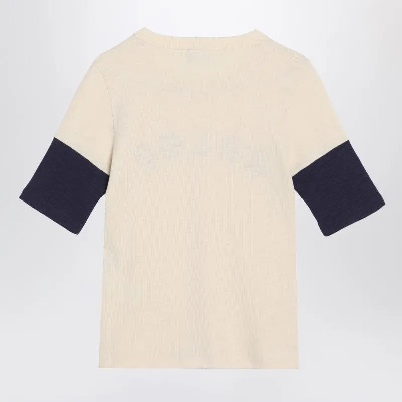 Chloé Wool and cotton T-shirt with logo sold by Lord & Taylor product image thumbnail 2