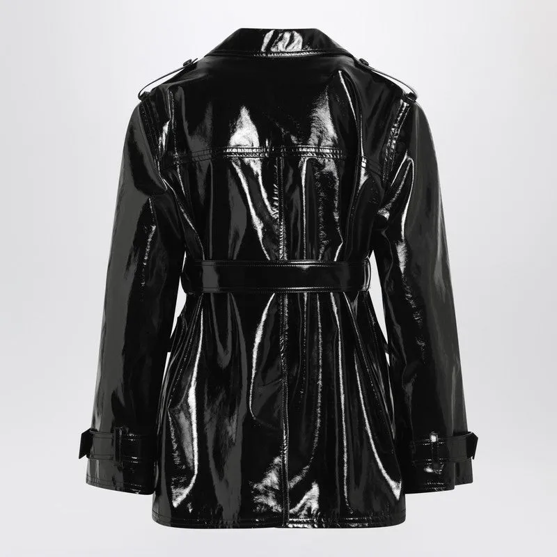 Chloé Black glossy cotton canvas jacket sold by Lord & Taylor product image thumbnail 2