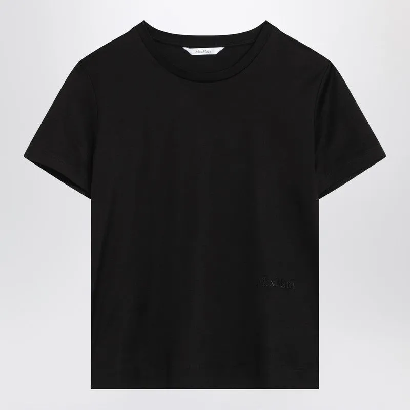 Max Mara Black cotton T-shirt sold by Lord & Taylor