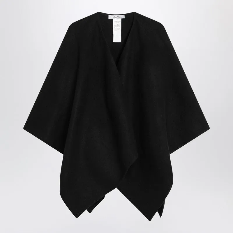 Max Mara Black alpaca and wool cape sold by Lord & Taylor